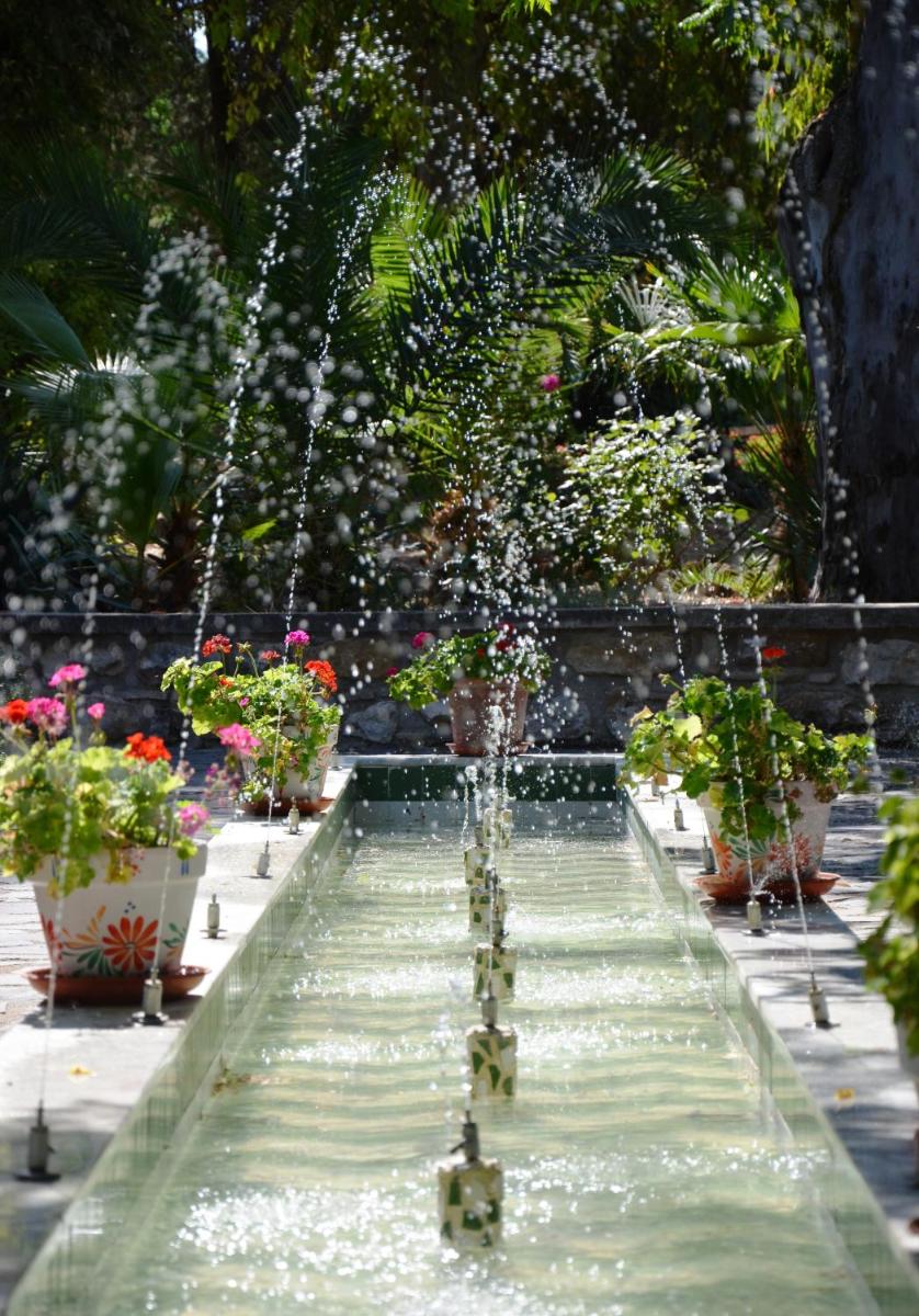 Jardín al aire libre en Balneario San Andres