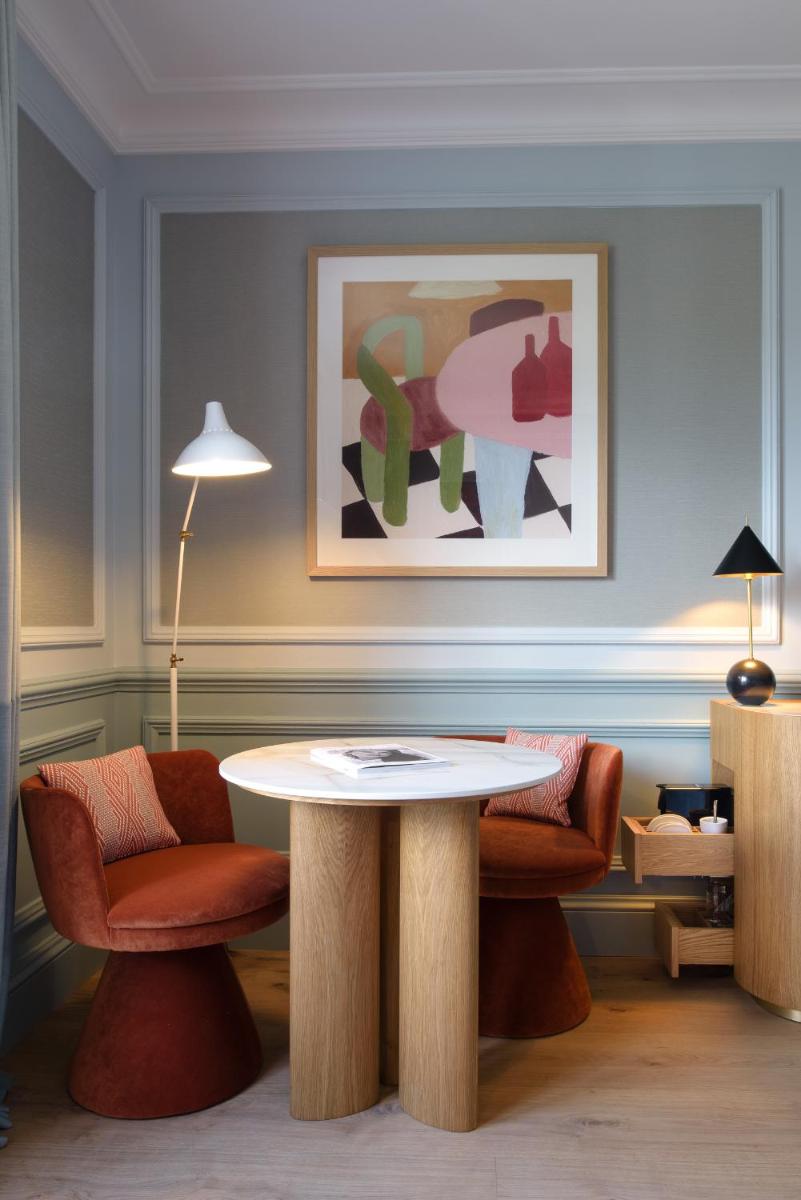 Coin salon dans l'établissement Althoff Hotel Villa Belrose