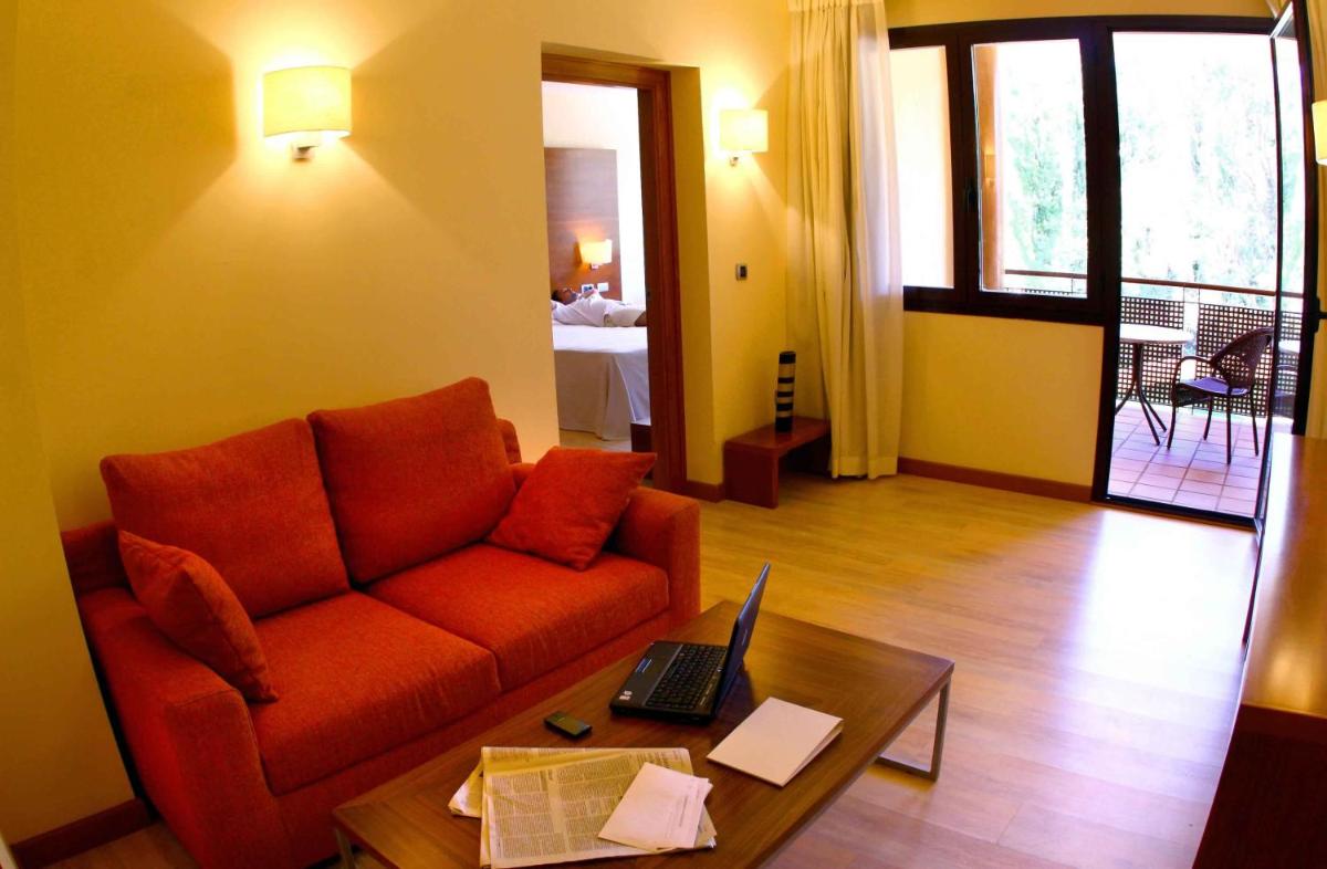 Zona de estar de Hotel Balneario Valle del Jerte