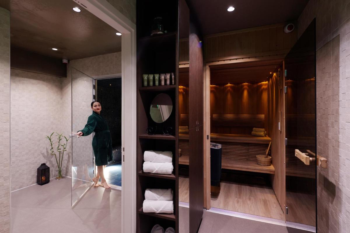 Salle de bains dans l'établissement Hotel Eden
