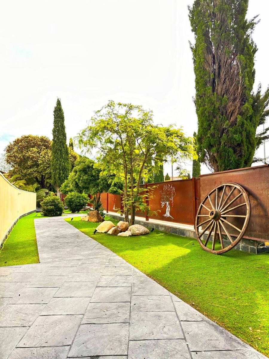Jardín al aire libre en Boutique Hotel Comtal Empuries