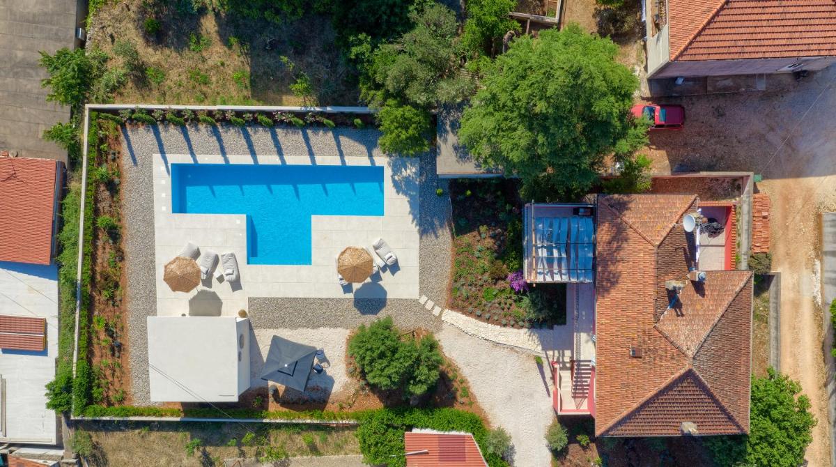 Hvar luxury Villa and pool with view in heart of Stari Grad - Housity