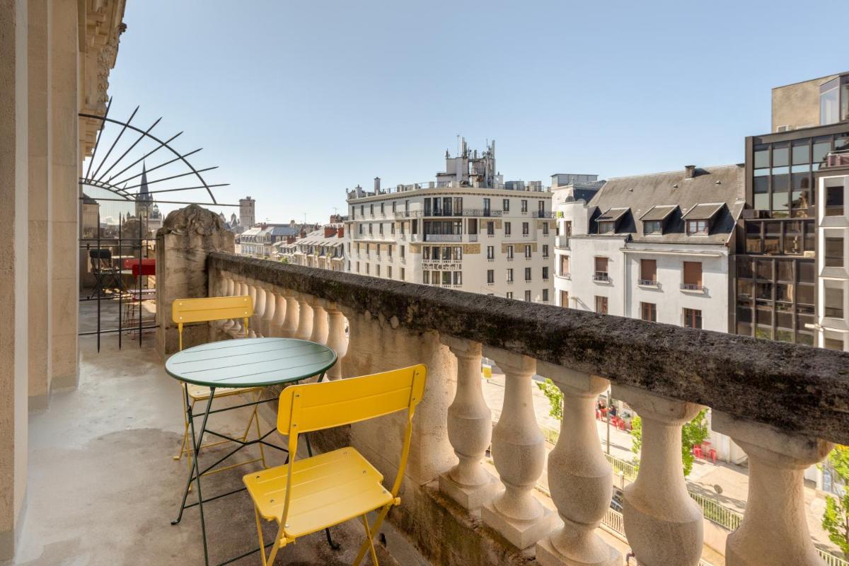 Balcon ou terrasse dans l'établissement Aloft Dijon