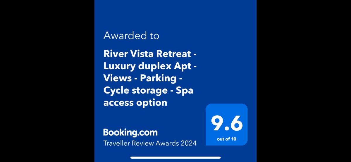 River Vista Retreat - Luxury duplex Apt - Views - Parking - Cycle storage - Spa access option - Housity