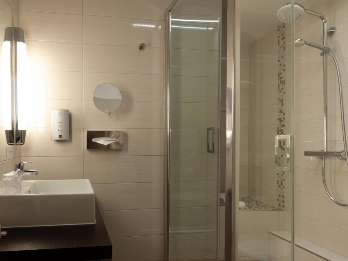 Salle de bains dans l'établissement Hotel Restaurant & Spa Verte Vallée