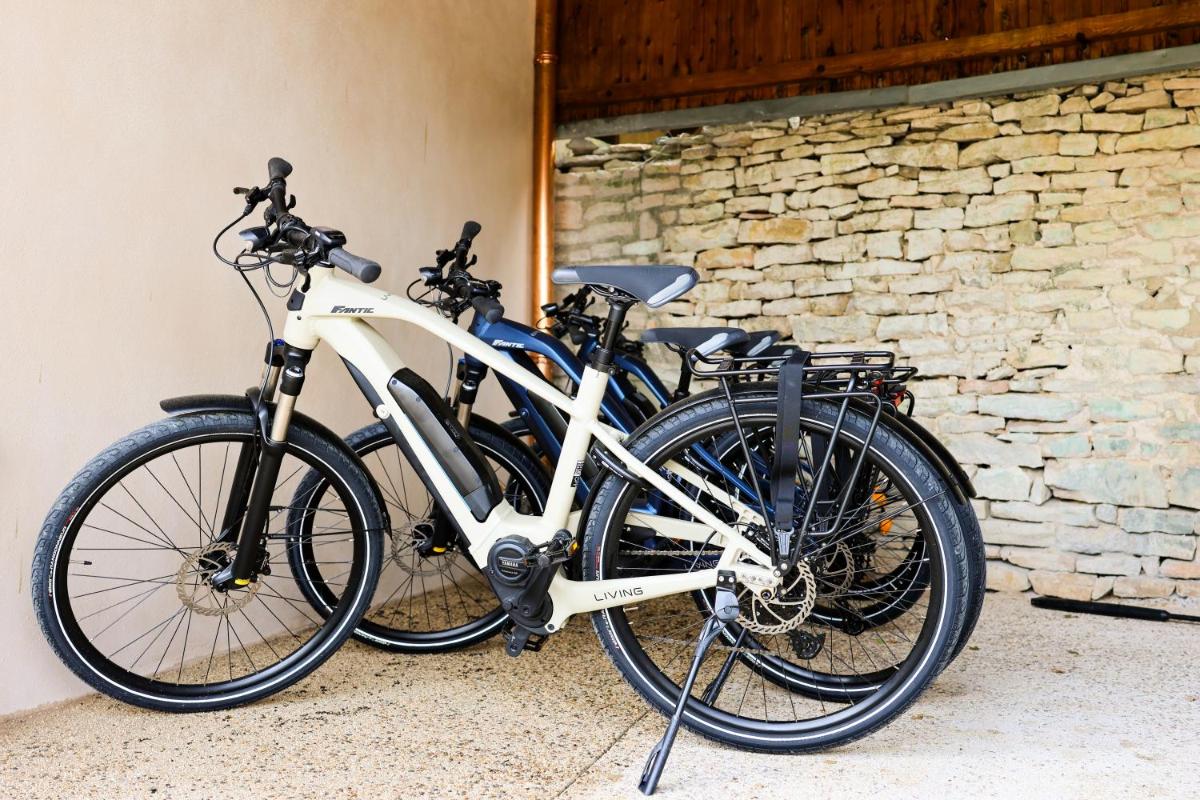Vélo sur le terrain de l'établissement Les Rêveries du Clos POMMARD Vignes & SPA& Dégustation ou dans les environs