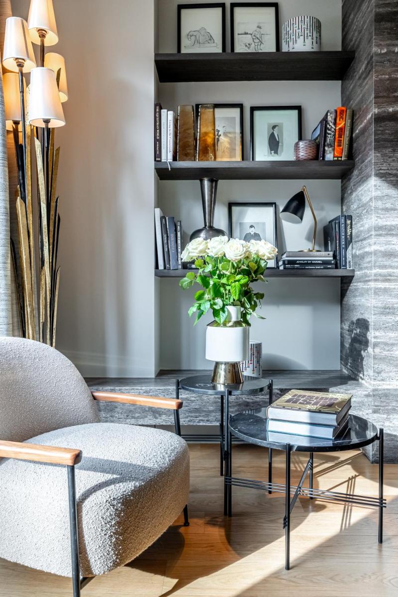 Coin salon dans l'établissement Maison Boissière BARNES Residences
