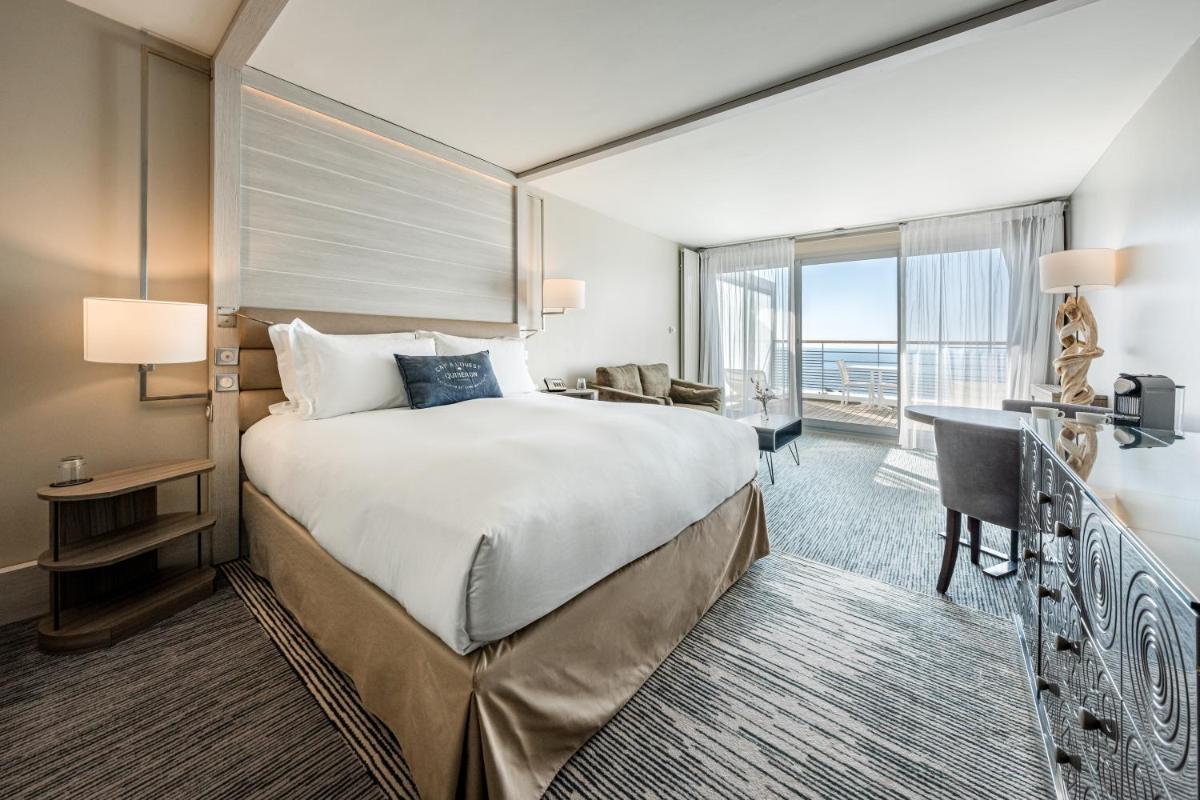 Un ou plusieurs lits dans un hébergement de l'établissement Sofitel Quiberon Thalassa sea & spa