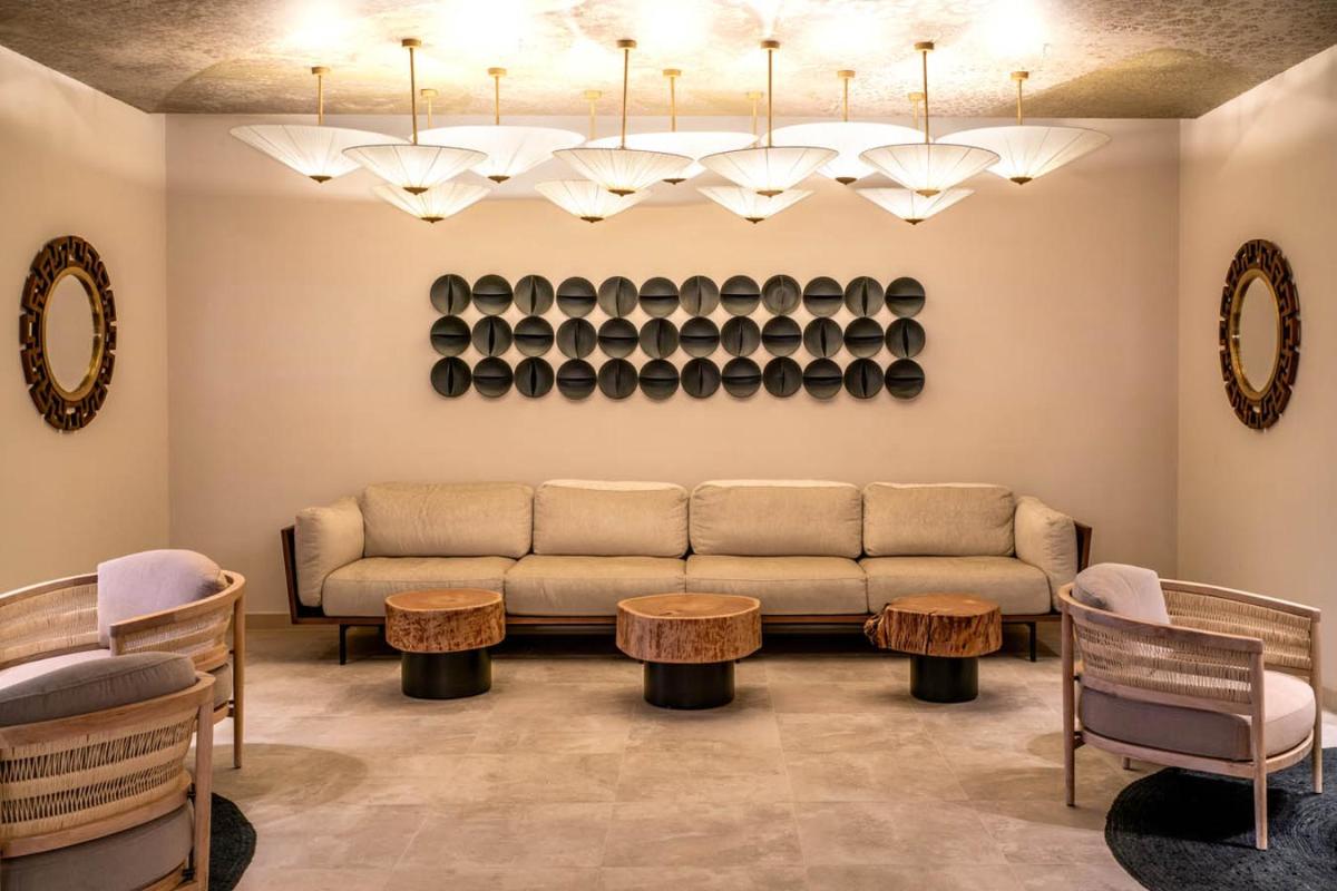 Zona de estar de Hotel Ritual de Terra & SPA Moraira