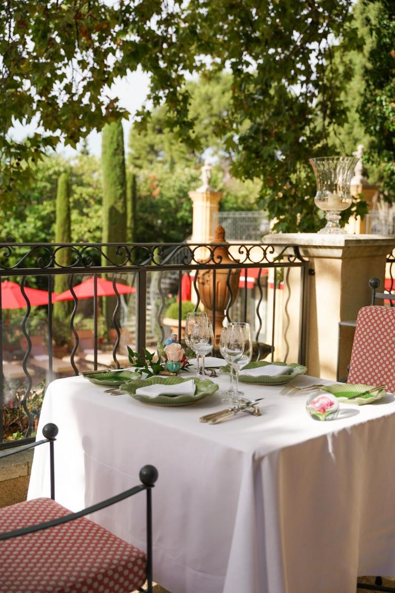 Restaurant ou autre lieu de restauration dans l'établissement Villa Gallici Hôtel & Spa