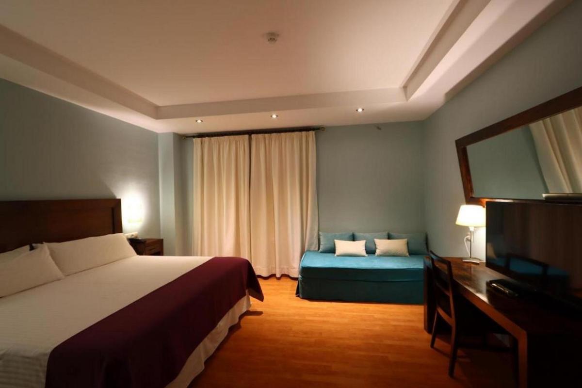 Cama o camas de una habitación en Gran Hotel Aqualange - Balneario de Alange
