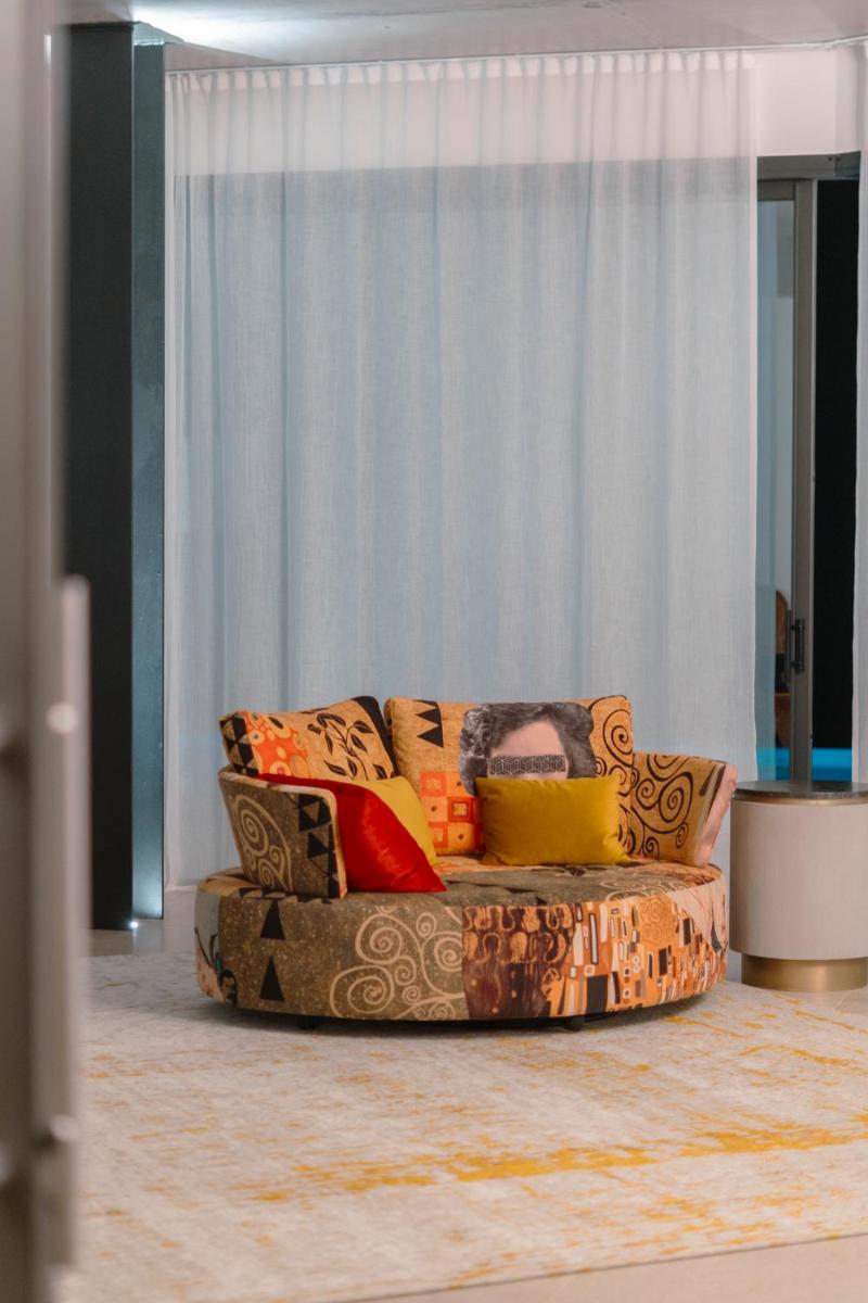 Coin salon dans l'établissement Villa Urbana