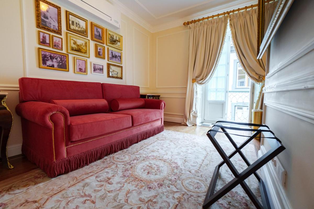 Uma área de estar em Boutique Hotel Teatro