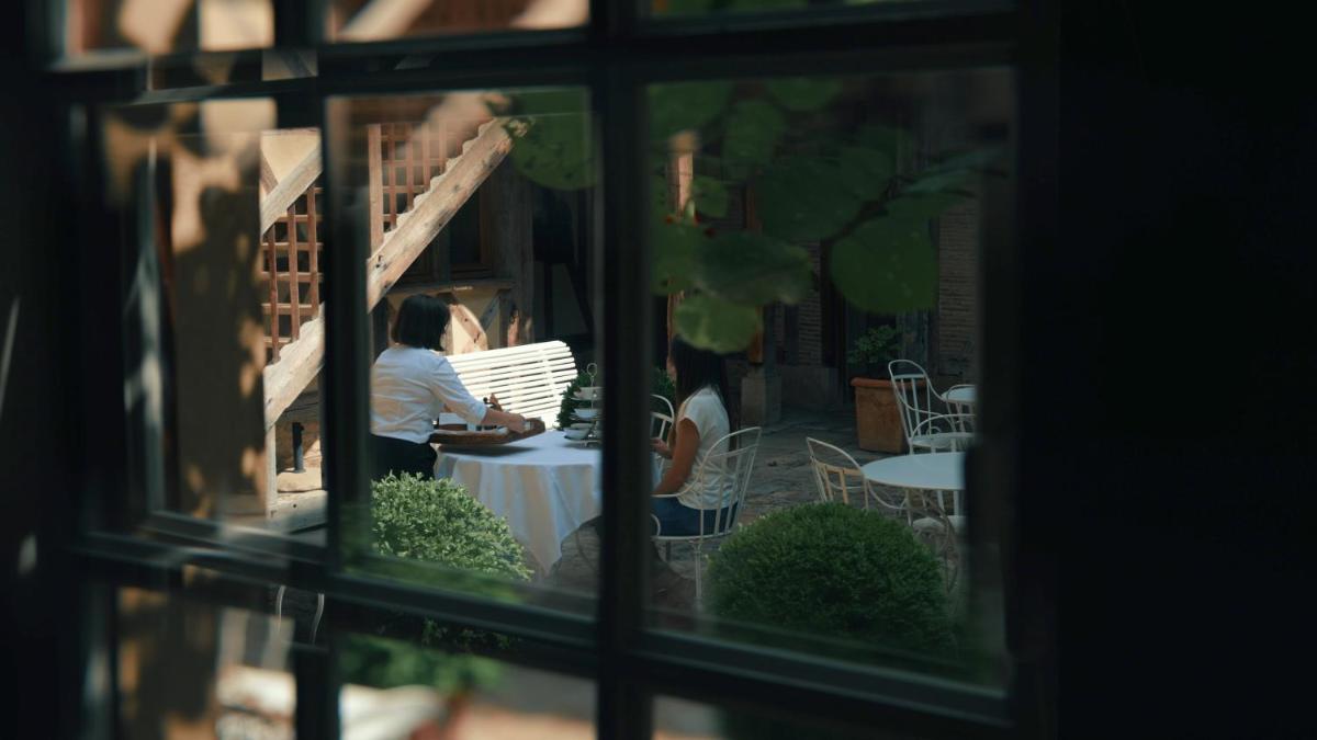 Jardin de l'établissement La Maison de Rhodes Hôtel & Spa