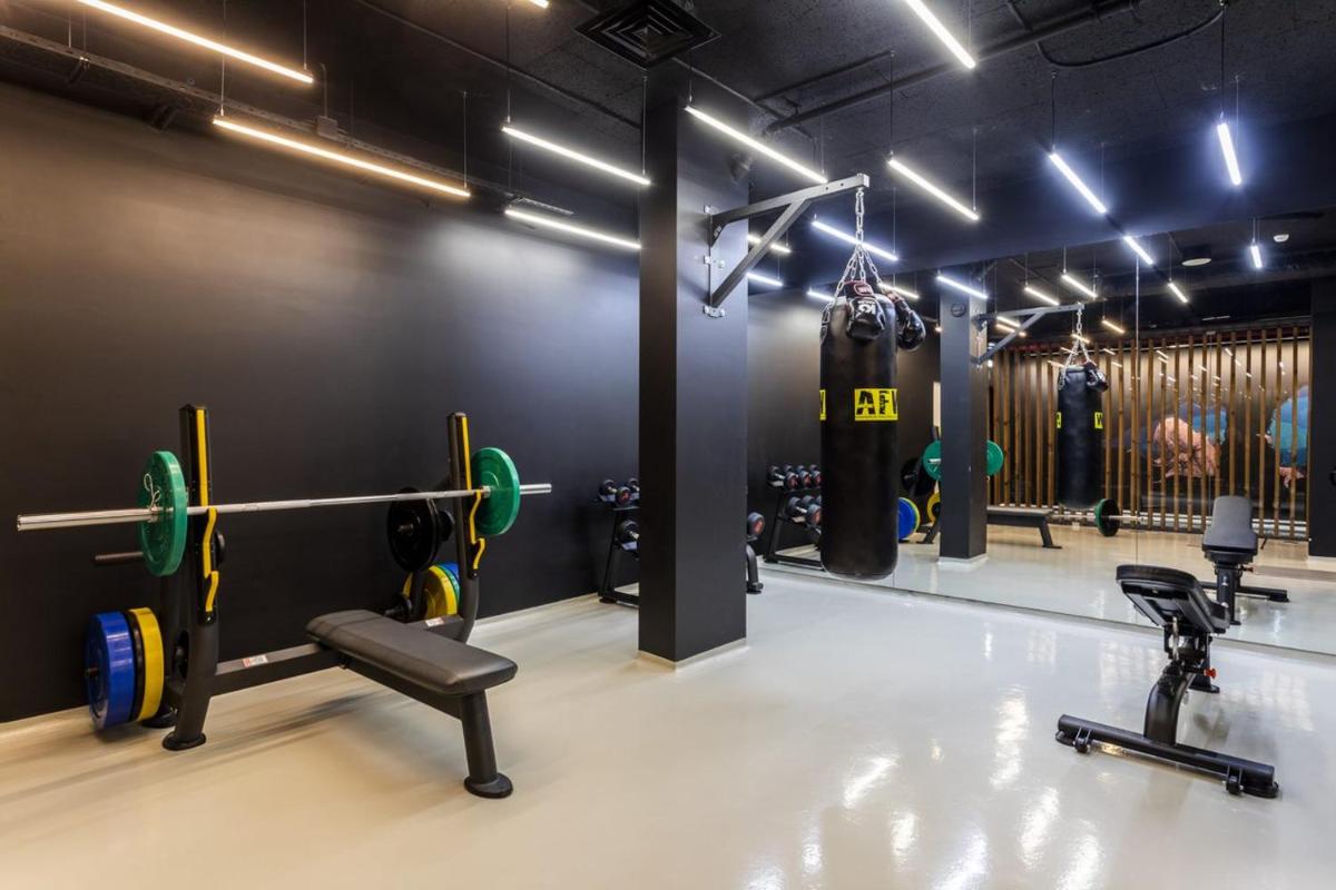 O centro de fitness e/ou as comodidades de fitness de You and the sea