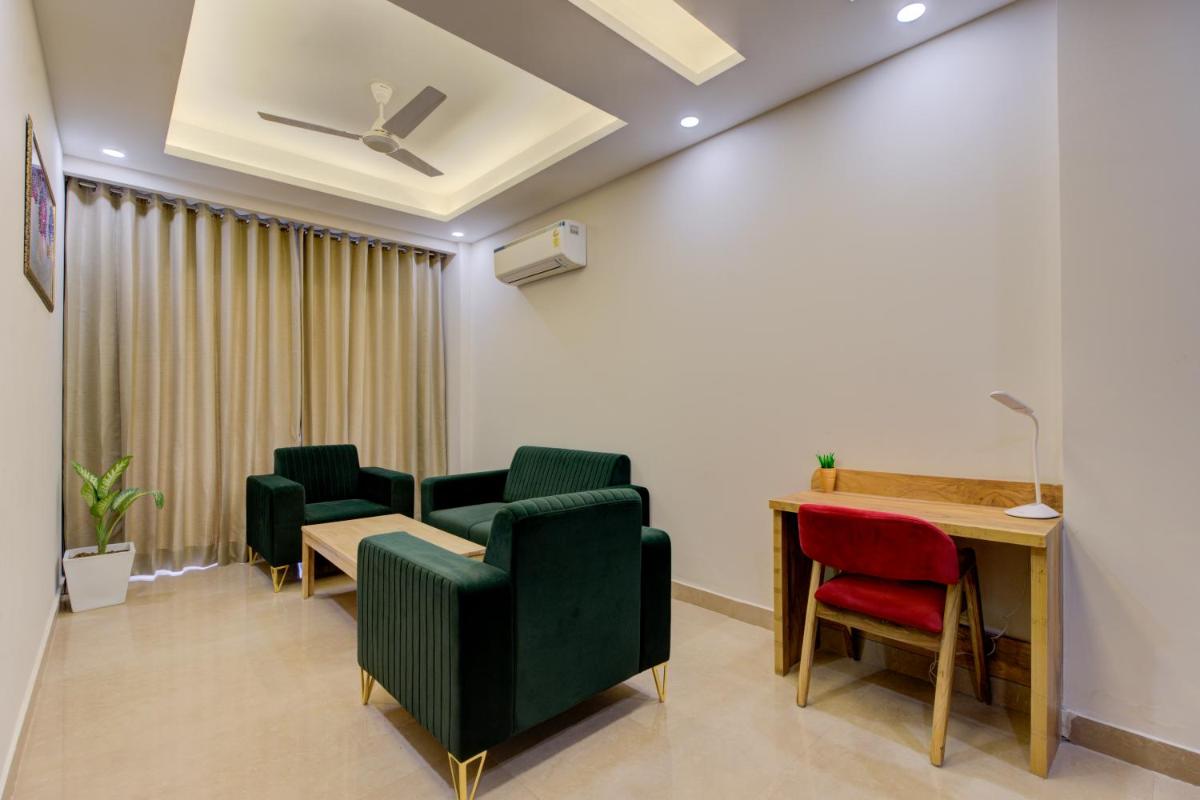 The Lodgers Luxury 1 BHK Serviced Apartment Near Golf Course Road Gurugram - Hizvo