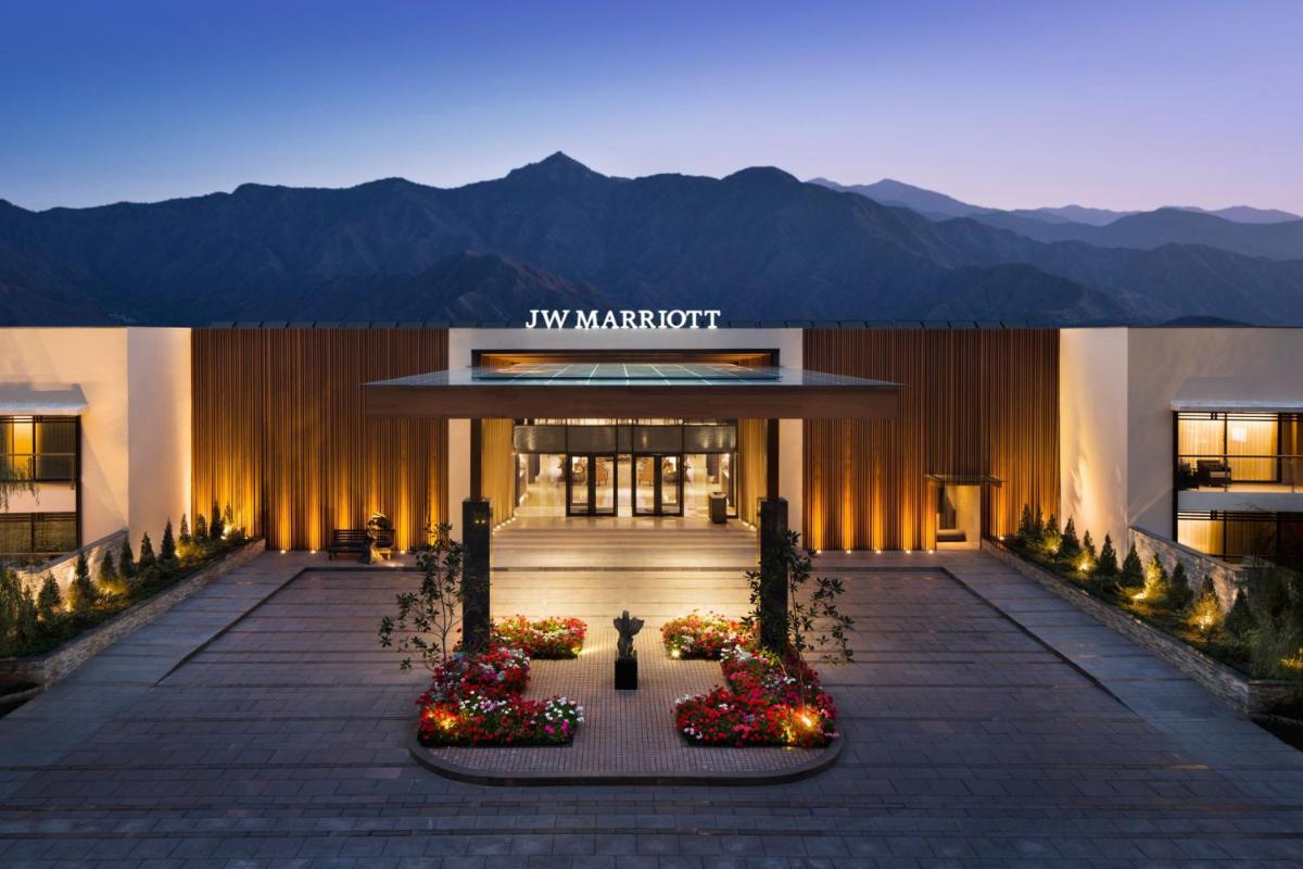 a rendering of the front of my marriott hotel at JW Marriott Mussoorie Walnut Grove Resort & Spa in Mussoorie