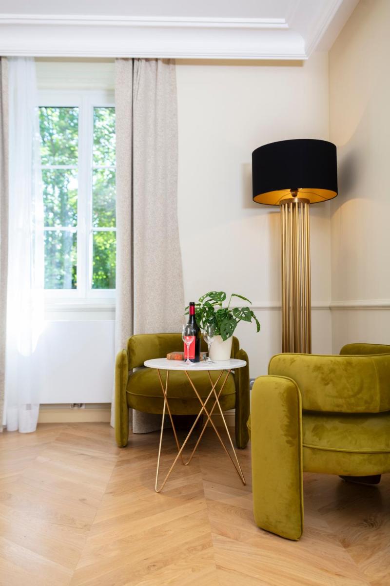 Coin salon dans l'établissement Le Clos Alice