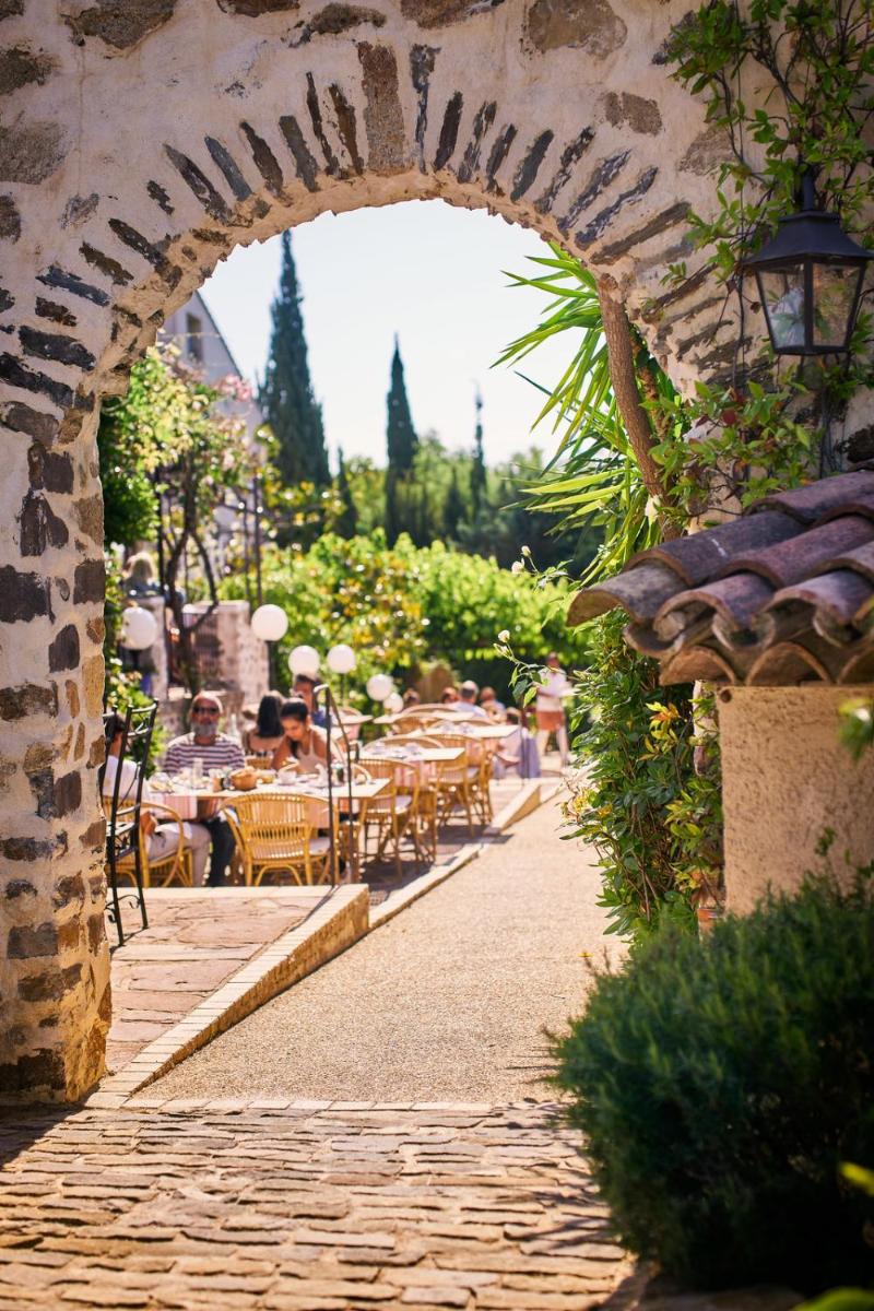 Jardin de l'établissement La Ferme D'Augustin