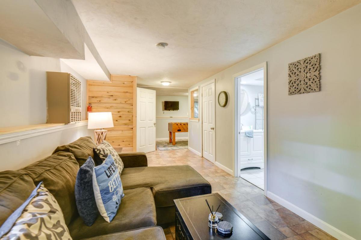 Sawyer Lake Retreat with Decks Walk to Beach! - Housity