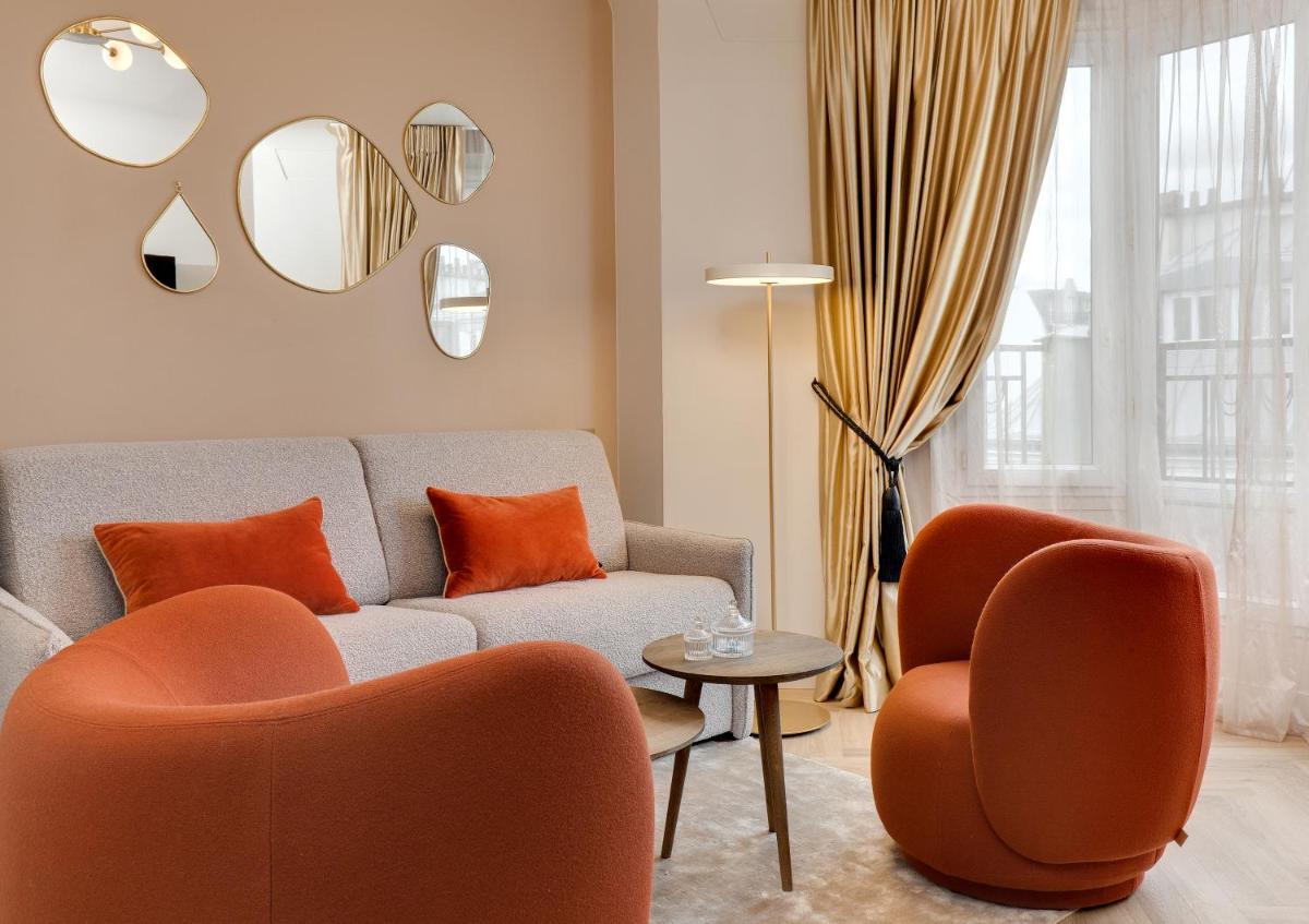 Coin salon dans l'établissement Hôtel Artemisia Montmartre