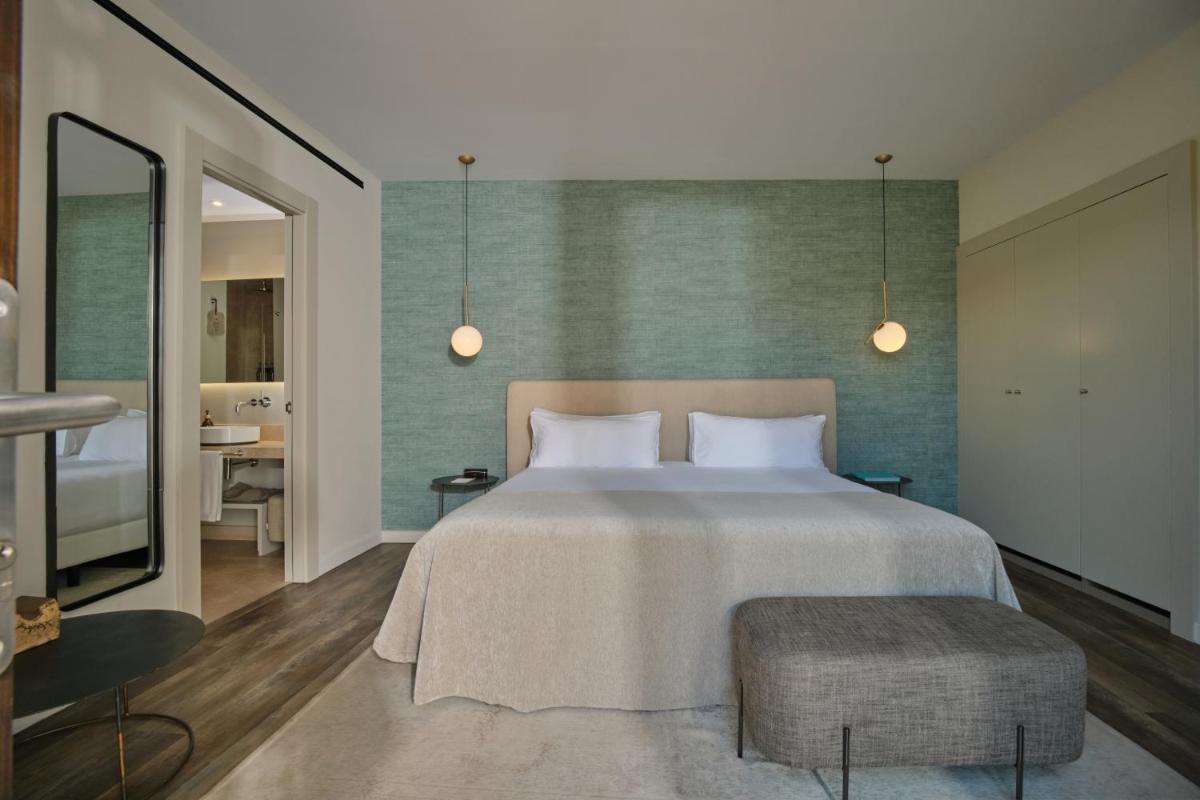 Cama o camas de una habitación en Sant Jaume Design Hotel