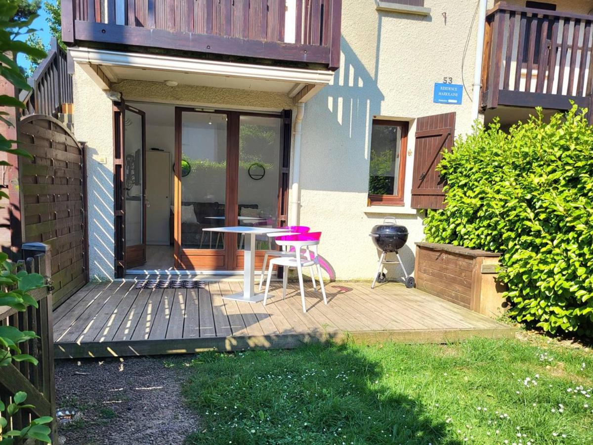 Studio cosy avec terrasse, jardinet privatif et parking, à 200m de la plage de Merville-Franceville - FR-1-788-23 - Housity
