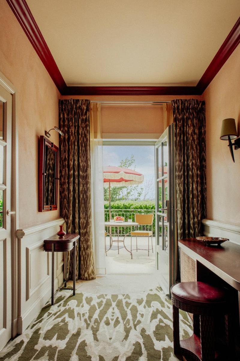 Balcon ou terrasse dans l'établissement Le Mas Candille