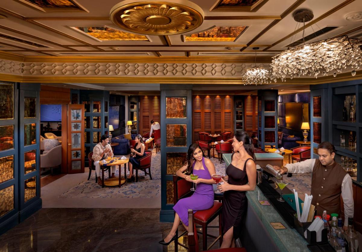 a rendering of the lobby of a restaurant at Welcomhotel by ITC Hotels, Cathedral Road, Chennai in Chennai