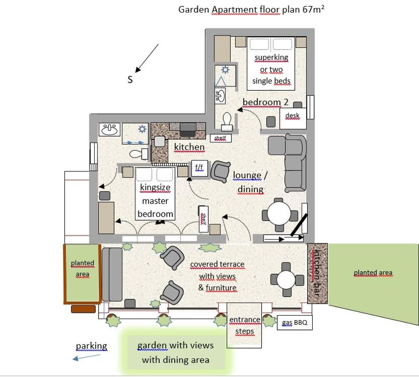 Garden Apartment, Cortijo Fruitful Hills - Housity