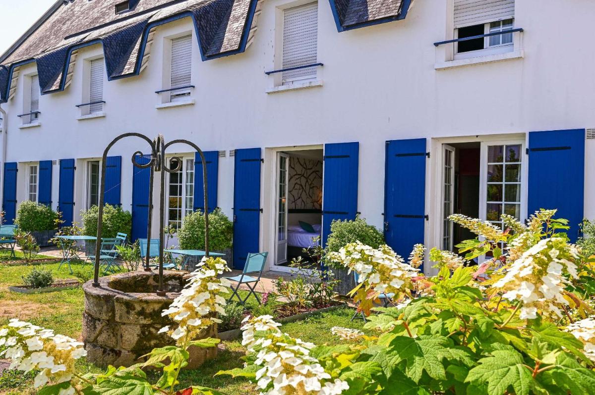 Jardin de l'établissement The Originals Boutique, Hôtel La Marébaudière, Vannes