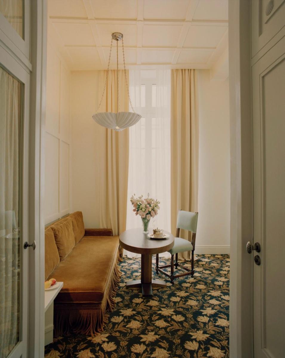 Coin salon dans l'établissement Château Voltaire