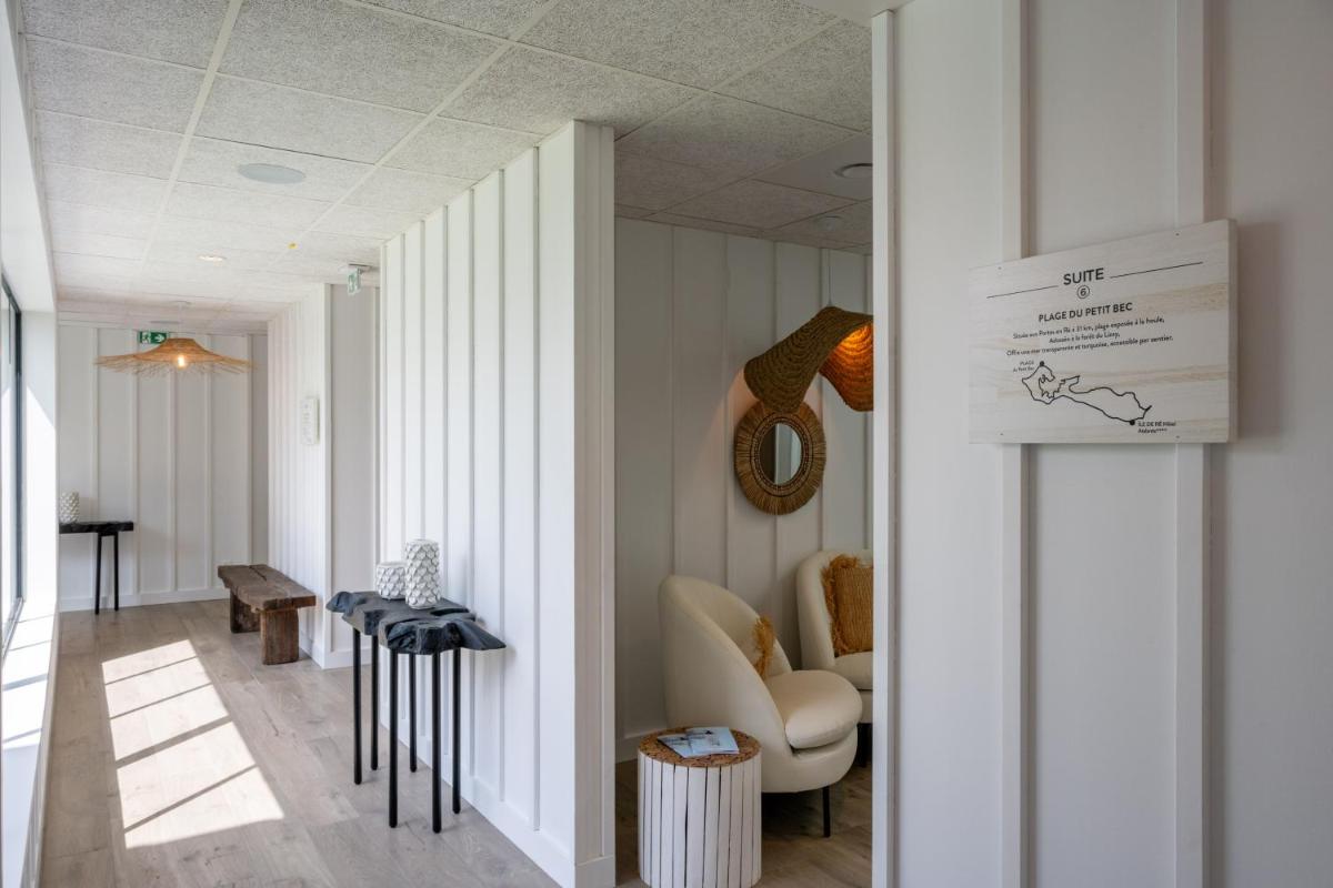 Coin salon dans l'établissement Hôtel Atalante - Relais Thalasso & Spa