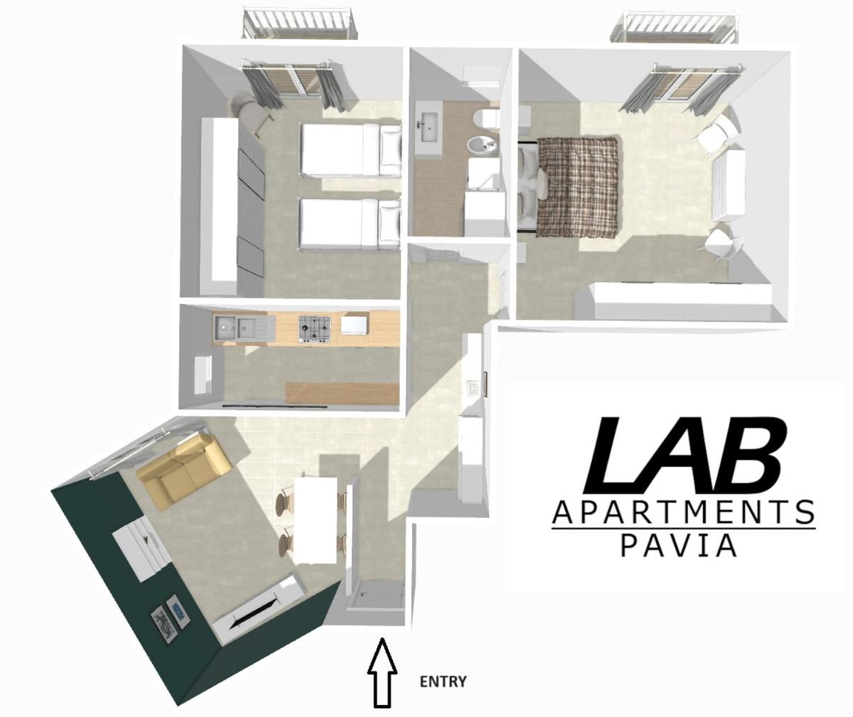 LAB42 City & San Matteo Apartment - 2 Bedrooms - Housity