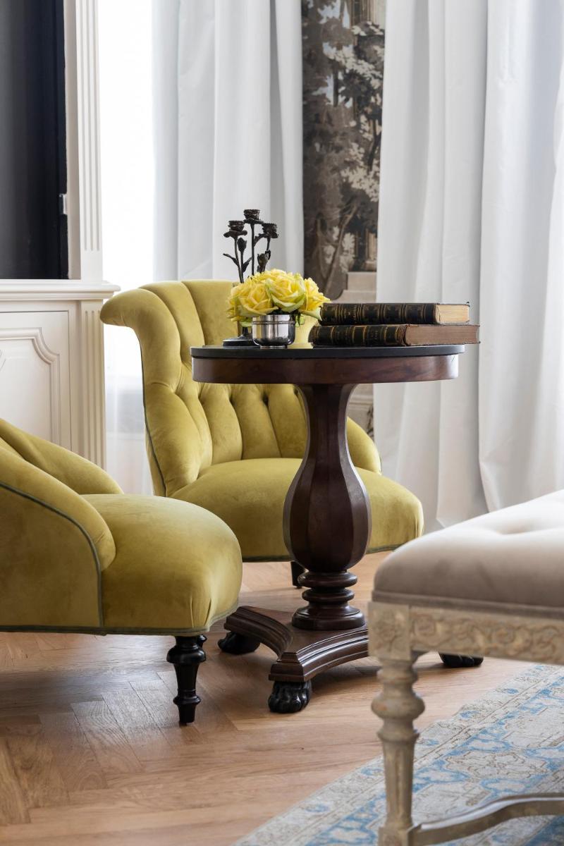 Coin salon dans l'établissement Villa Saint-Ange