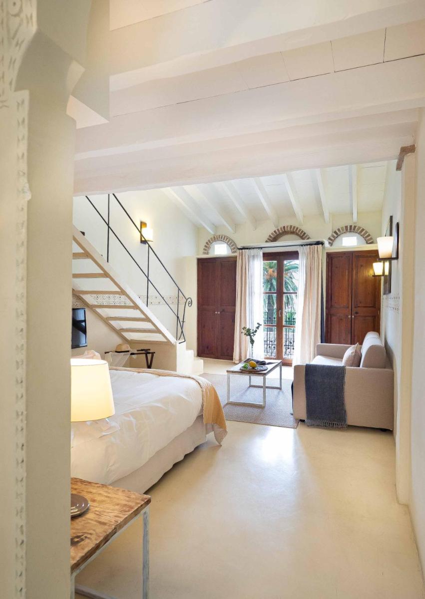 Cama o camas de una habitación en Hotel & Restaurant Jardi d'Artà