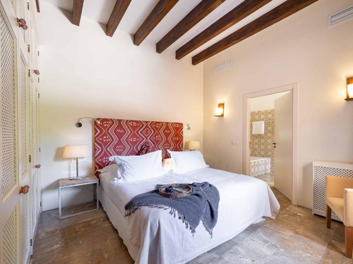 Cama o camas de una habitación en Hotel & Restaurant Jardi d'Artà