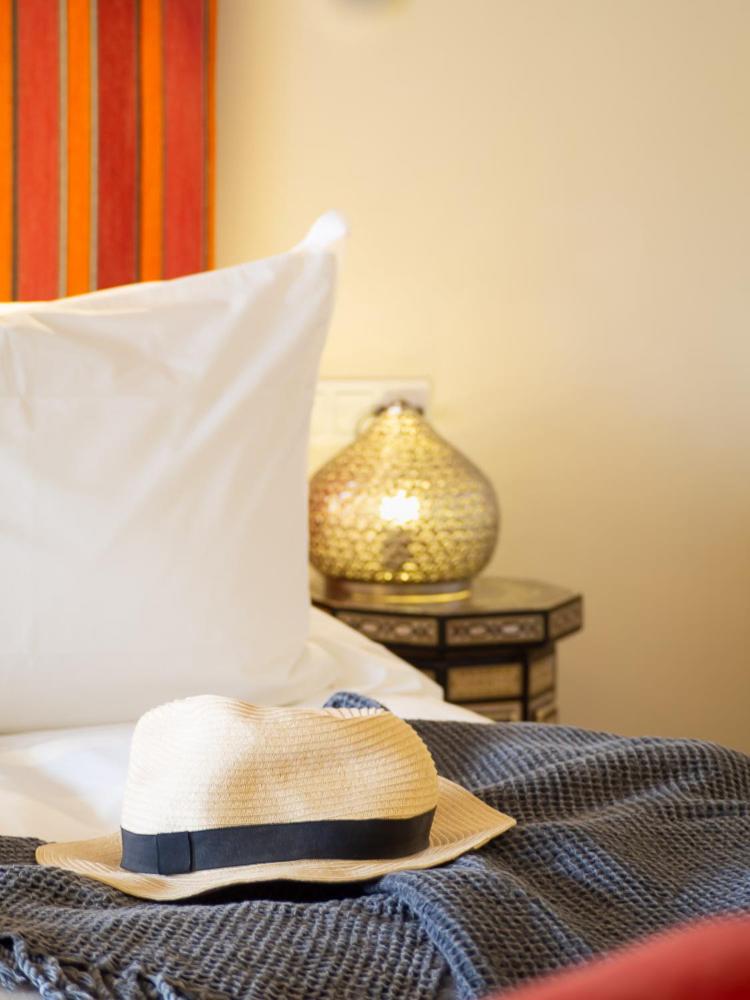 Cama o camas de una habitación en Hotel & Restaurant Jardi d'Artà