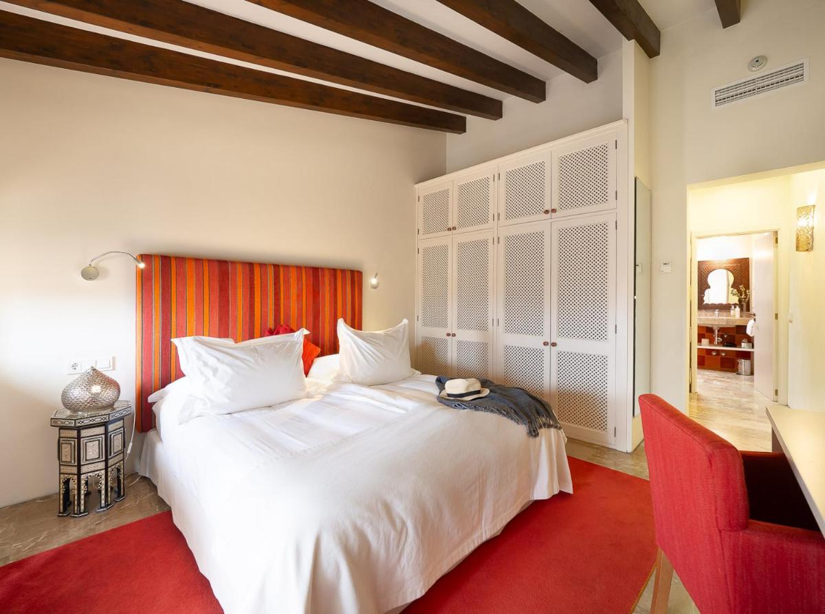 Cama o camas de una habitación en Hotel & Restaurant Jardi d'Artà