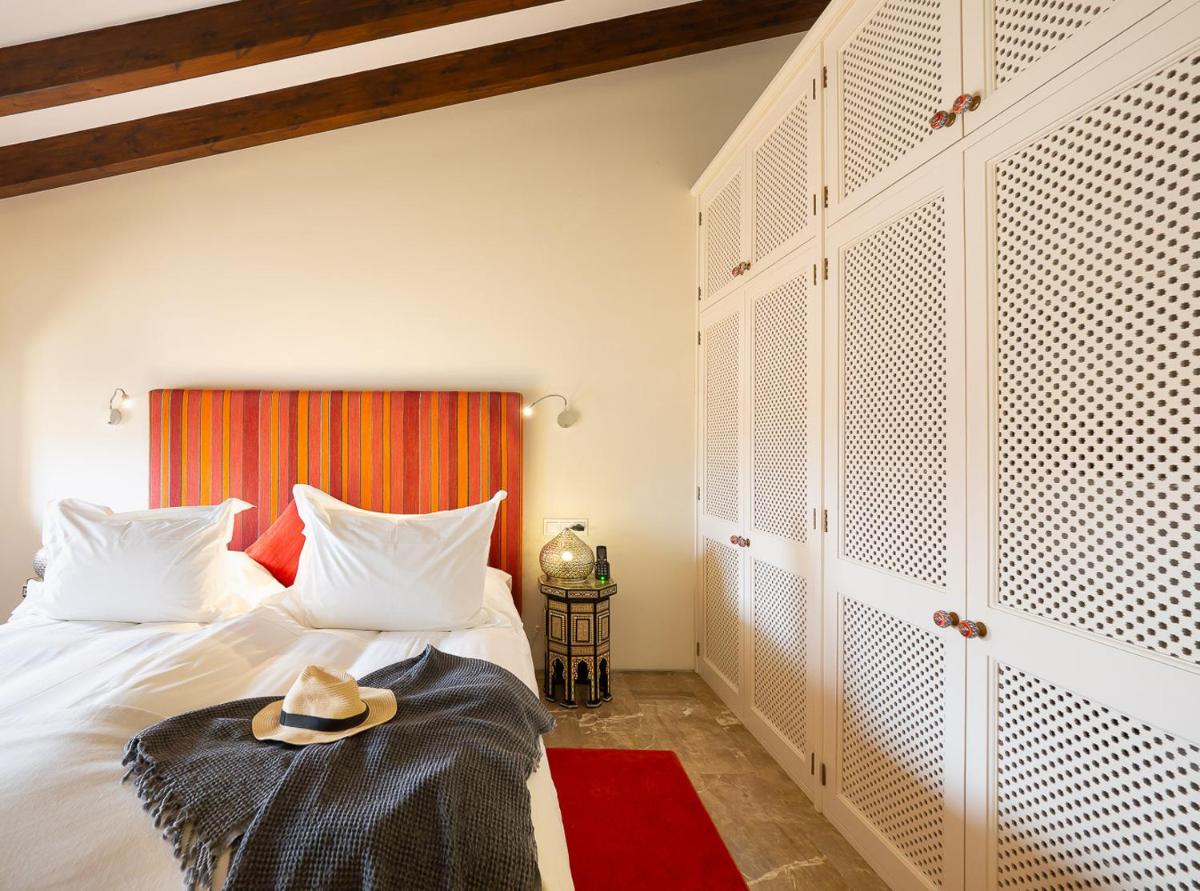 Cama o camas de una habitación en Hotel & Restaurant Jardi d'Artà