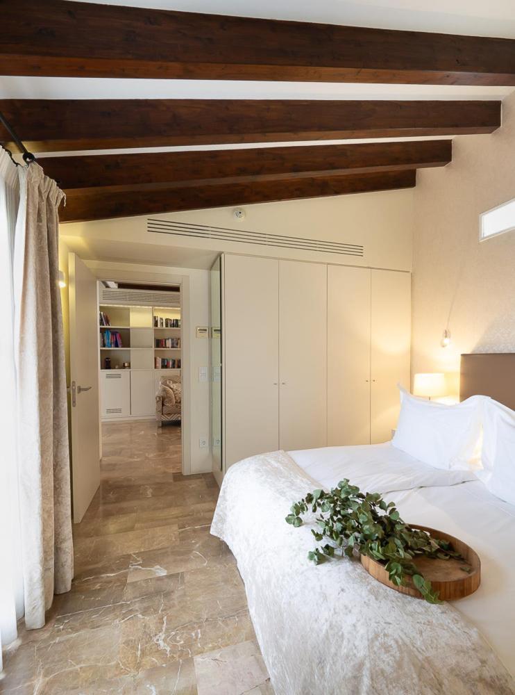 Cama o camas de una habitación en Hotel & Restaurant Jardi d'Artà