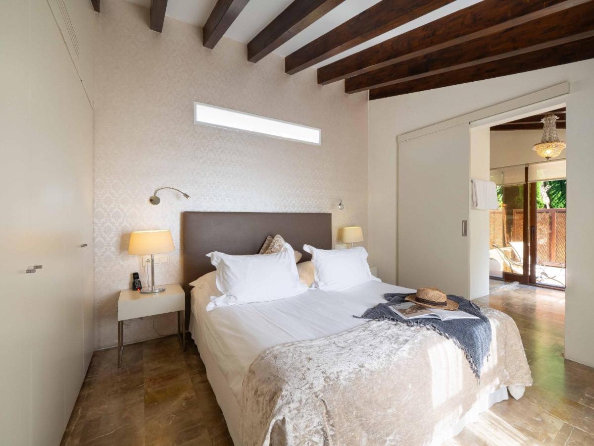 Cama o camas de una habitación en Hotel & Restaurant Jardi d'Artà