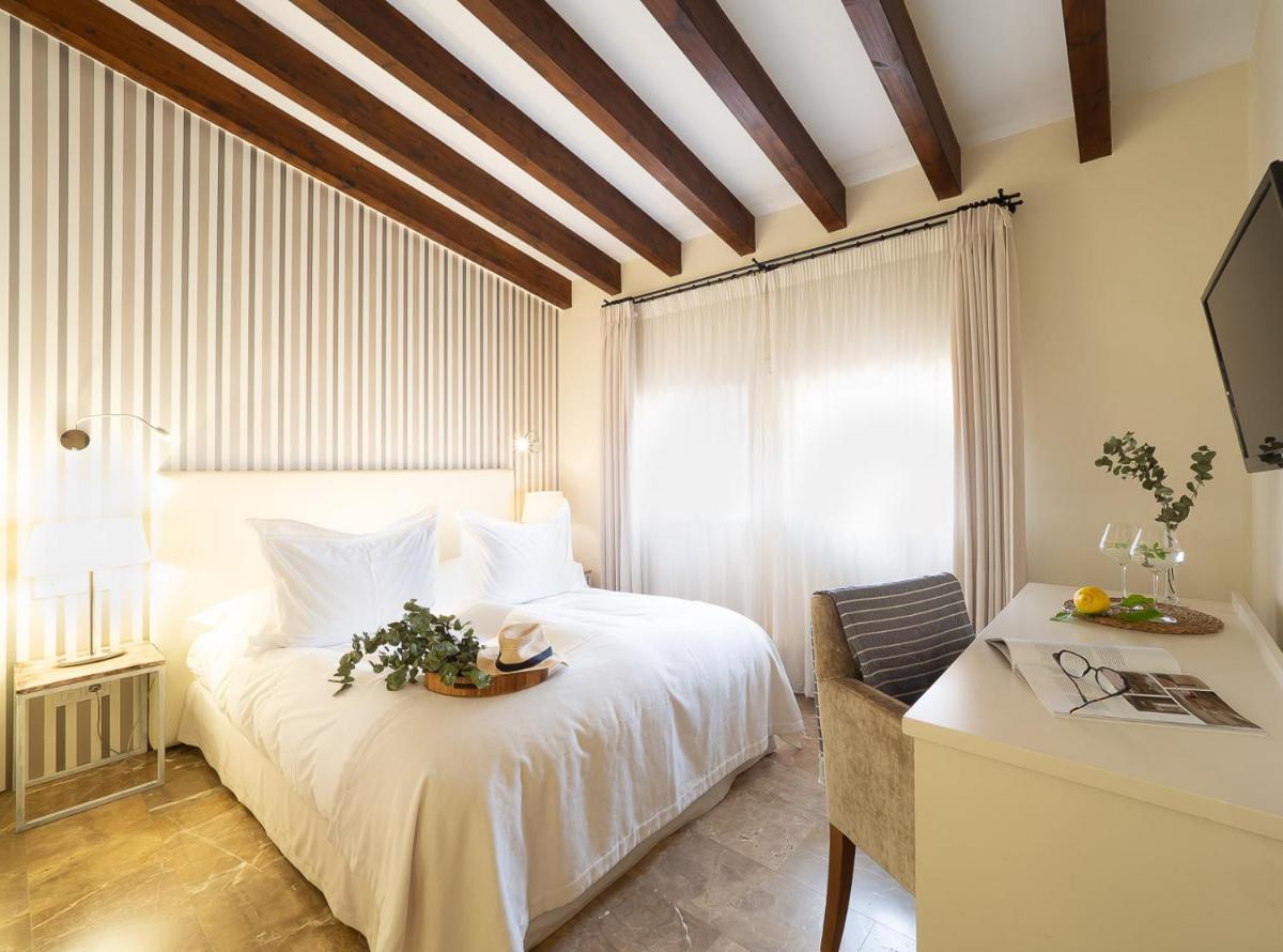 Cama o camas de una habitación en Hotel & Restaurant Jardi d'Artà