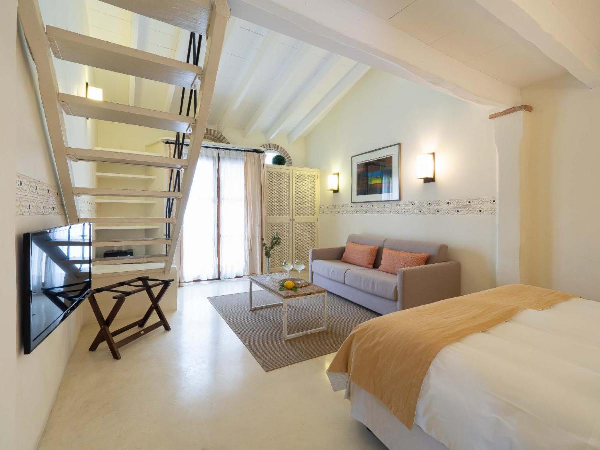 Cama o camas de una habitación en Hotel & Restaurant Jardi d'Artà