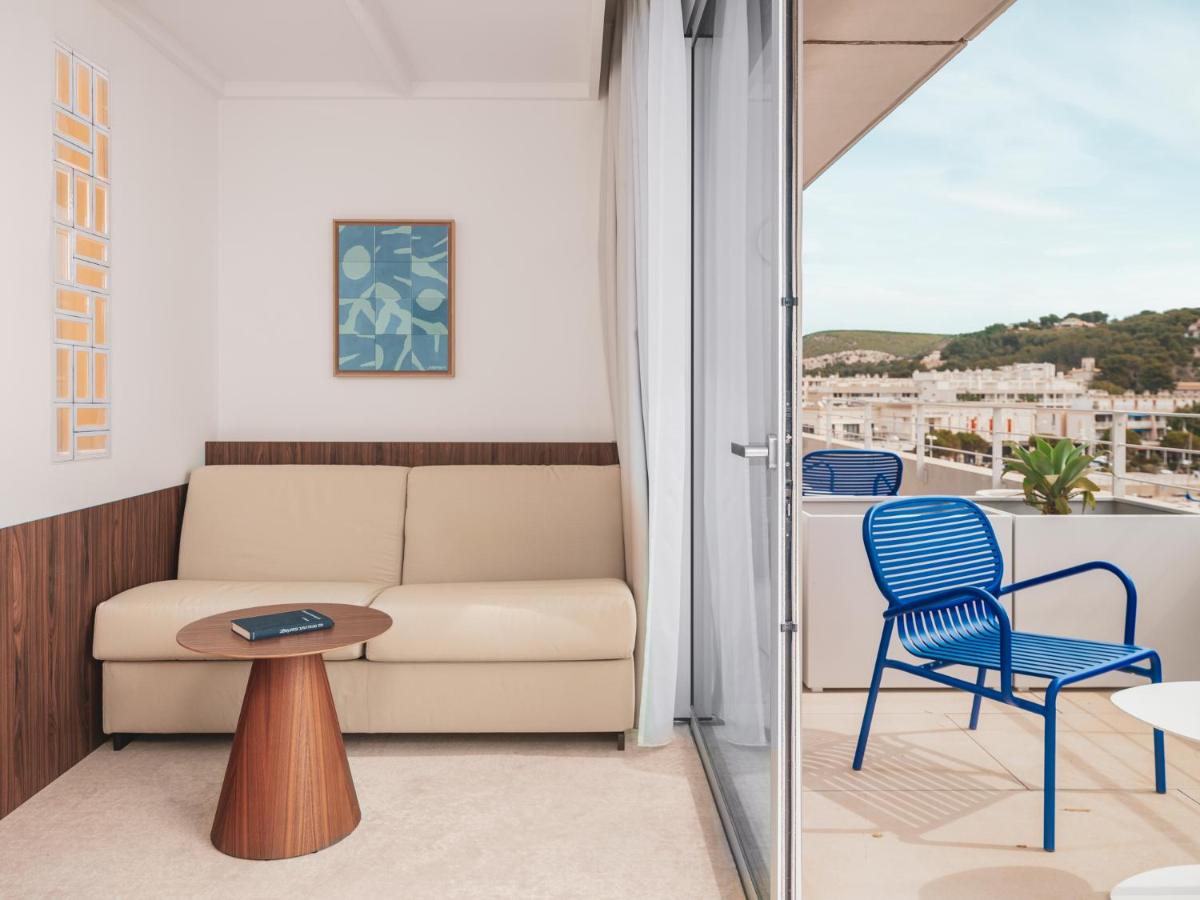 Balcon ou terrasse dans l'établissement Bleu Hôtel & Spa