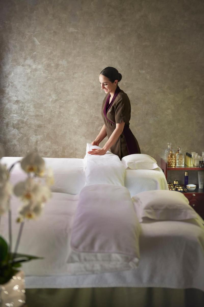 Clients de l'établissement Mandarin Oriental, Paris