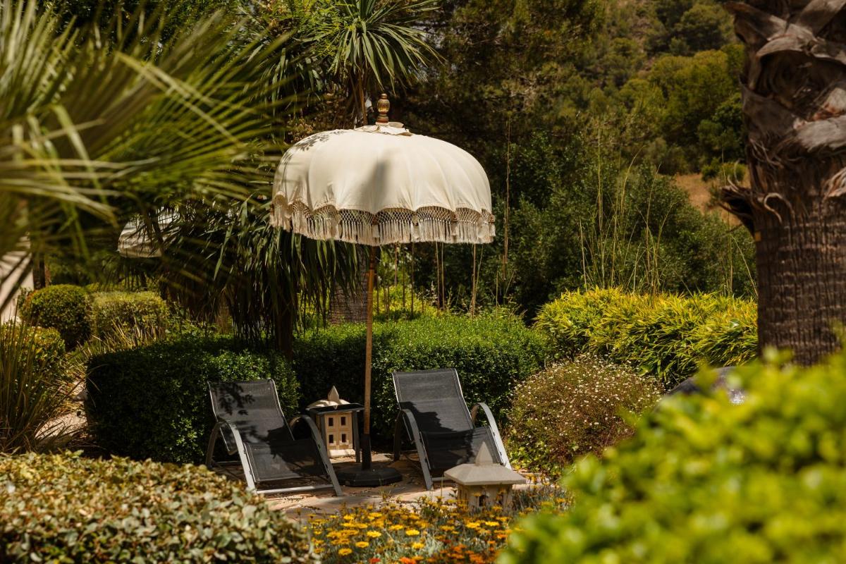 Jardín al aire libre en Shanti Som