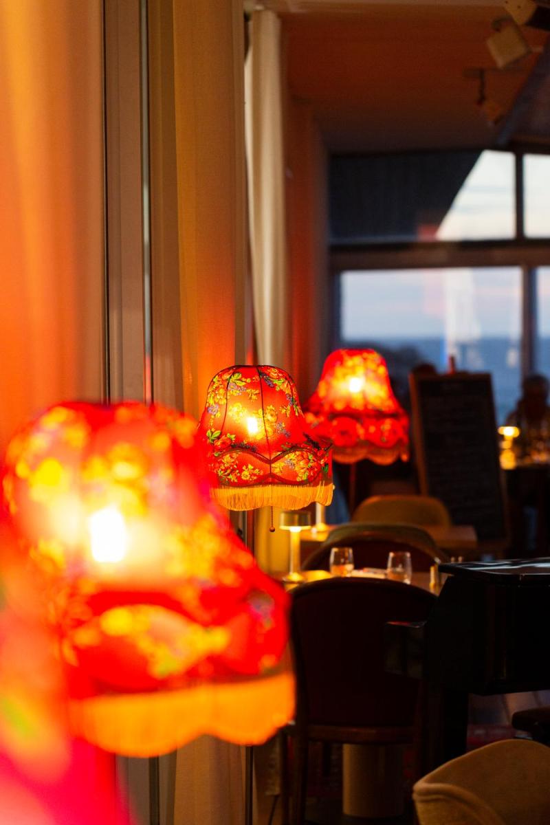 Coin salon dans l'établissement Hotel La Pietra Restaurant & Spa