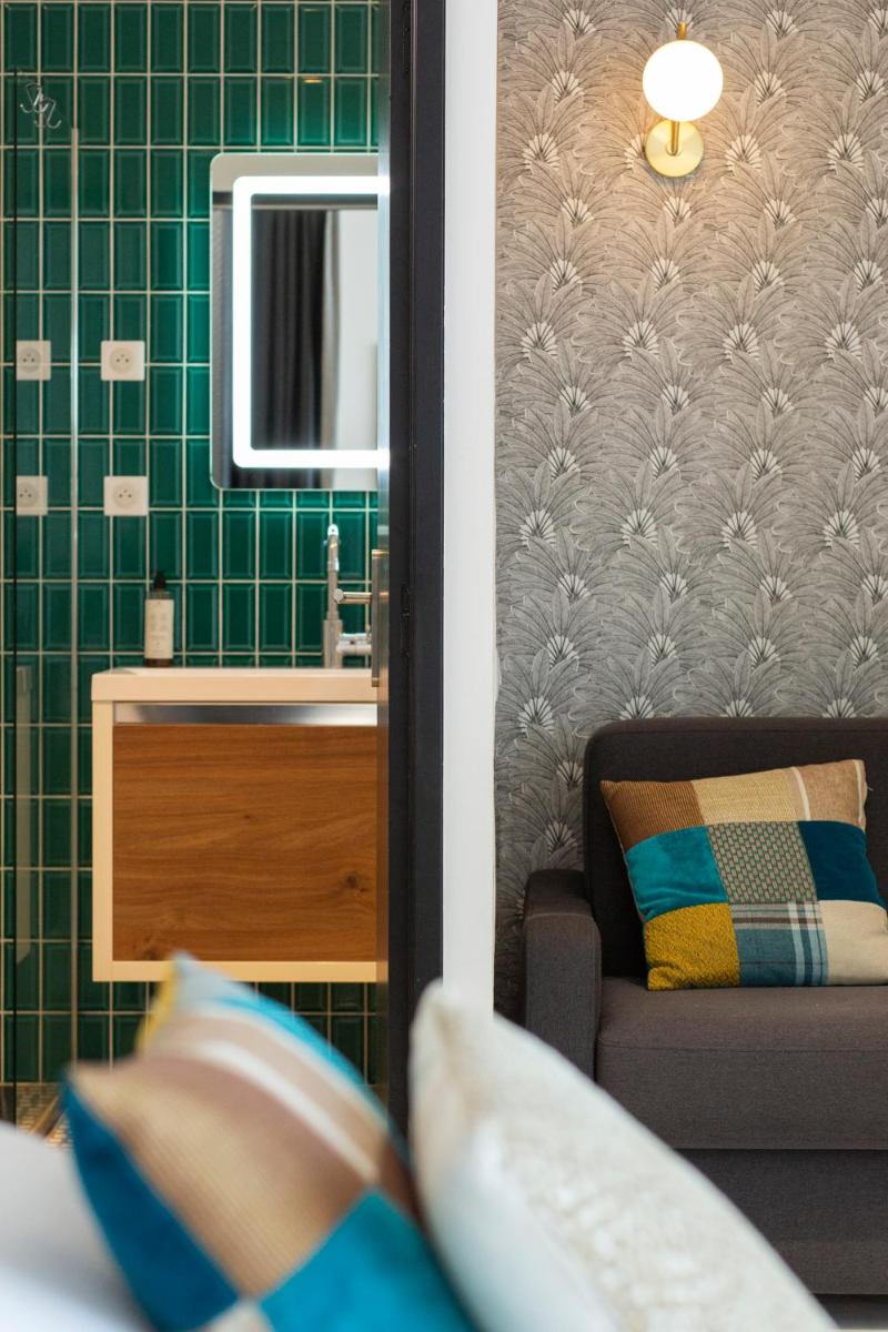 Un ou plusieurs lits dans un hébergement de l'établissement Hotel La Pietra Restaurant & Spa