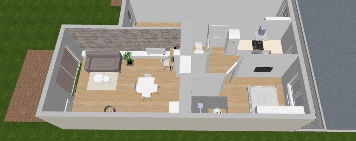 Le P'tit Bohème, Terrasse privative. - Housity